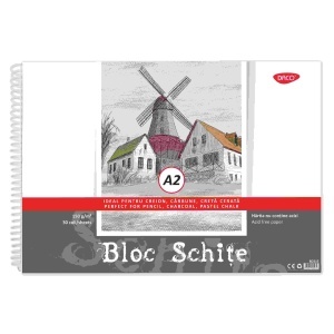 Bloc schite cu spira A2 150g 30 file Daco BD215