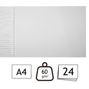 Caiet biologie cu spira A4 60g 24 file Daco CT303 - Img 2