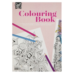 Carte de colorat 22x29,7cm 64 pagini flori Creative Craft CR5013/GE - Img 2