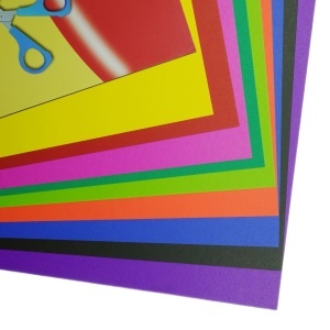Carton color 10 culori A4 200g 10/set Sky Glory SG-0079 - Img 3