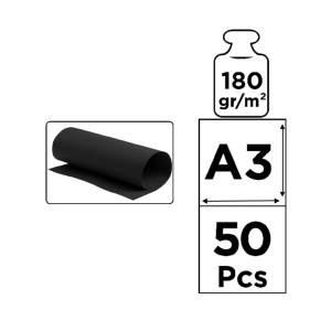 Carton negru A3 180g 50/set PN429A3-21 - Img 2