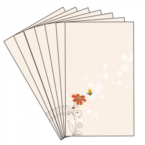 Cartonas martisor model-18 floare 9x5,4cm 10/set