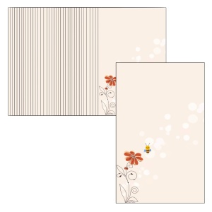 Cartonas martisor model-18 floare 9x5,4cm 50/set