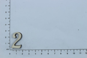 Cifra placaj -2- 2,5cm 5/set - Img 2