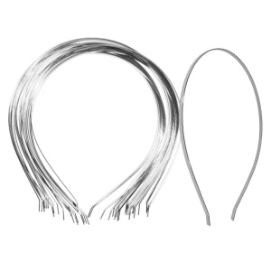 Cordeluta metalica argintie 0,4cm 20/set