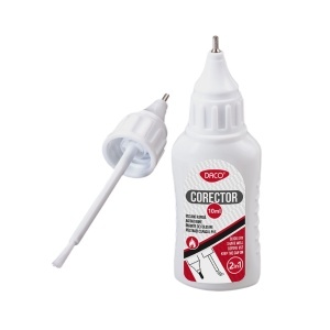 Corector fluid cu pensula/pix 10ml Daco CF100