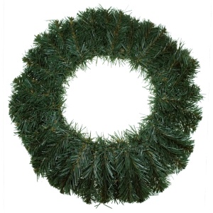 Coronita brad artificial verde cu maro 40cm