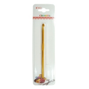 Croseta plastic 6mm auriu 046601