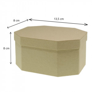 Cutie carton octogonala natur 5/set MP PD206 - Img 5
