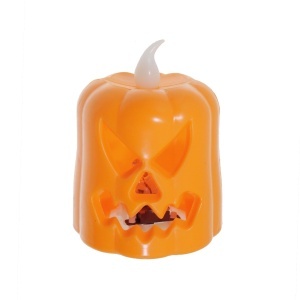 Dovleac plastic portocaliu cu led 5,3x7cm