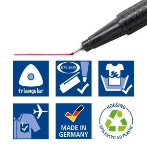 Fineliner triplus varf 0,3mm Staedtler 334 - Img 2