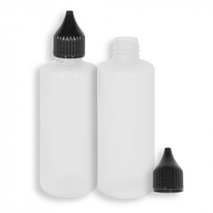 Flacon plastic cu aplicator lipici si capac 90ml 2/set Meyco 60107