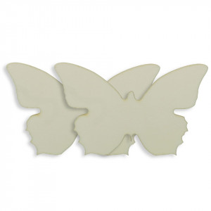 Fluture placaj 10,5x6,5cm 2/set