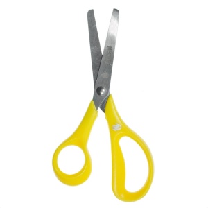 Foarfeca scolara stangaci maner galben 14,5cm Milan 1439620