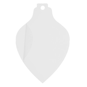 Glob forma conica plexiglas transparent cu gaura 10x6,7cm