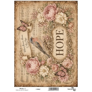 Hartie de orez Mesaje - 6 20x27,5cm