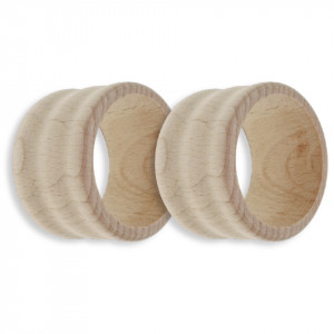 Inel lemn pentru servetele 4,5x3cm 2/set