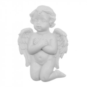 Inger rasina alb model-4 ingenunchiat 4,5x1,8x6,8cm DD56443 - Img 1