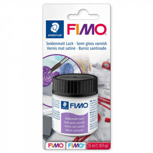 Lac semi lucios pe baza de apa Fimo 35ml Staedtler 8705 01 BK