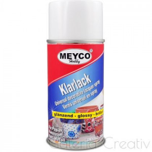 Lac spray transparent lucios 300ml Meyco 65773