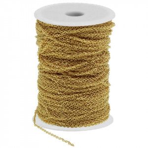 Lant auriu 2mm L28 pret/metru
