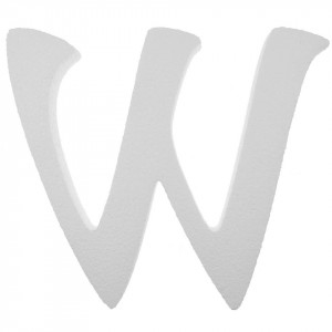 Litera polistiren dens -W- 30x32x2cm font Aladin