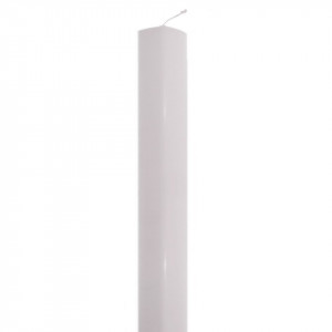 Lumanare cununie/botez alba 5x37cm 4206