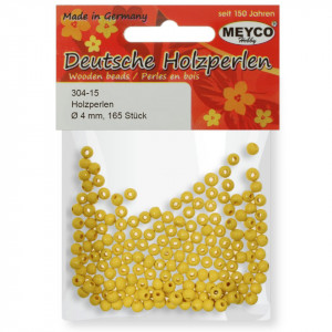 Margele lemn rotunde 4mm 165/set Meyco 304 - Img 7