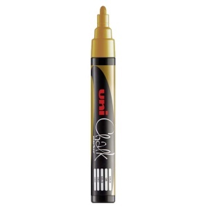 Marker creta auriu varf 1,8-2,5mm Uni chalk PWE-5M M1109