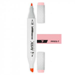 Marker pe baza de alcool cu 2 capete varf rotund si tesit 1mm/2-5mm Artix PP915 - Img 18