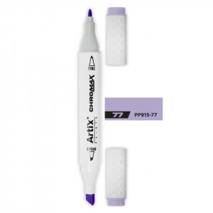 Marker pe baza de alcool cu 2 capete varf rotund si tesit 1mm/2-5mm Artix PP915 - Img 28