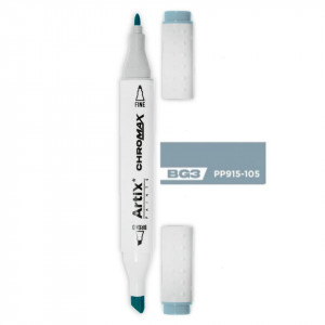 Marker pe baza de alcool cu 2 capete varf rotund si tesit 1mm/2-5mm Artix PP915 - Img 106