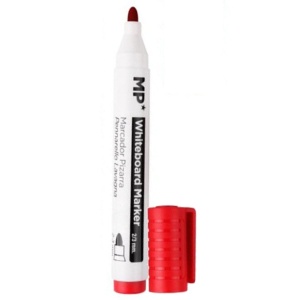 Marker varf 2-3mm pentru tabla magnetica MP PE487R-S rosu