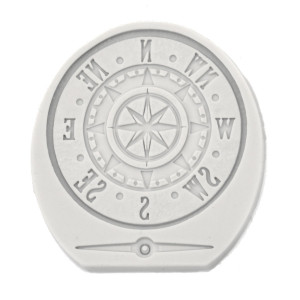 Matrita silicon busola 8,3x8,9x0,7cm 824940 gri