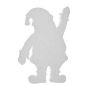 Mos Craciun polistiren dens 15x10x1cm