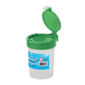 Pahar pictura cu capac verde Keyroad P3401