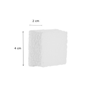 Patrat polistiren dens 4x4x2cm 18/set - Img 2