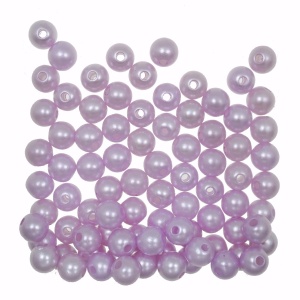 Perla plastic lila deschis 8mm 20g