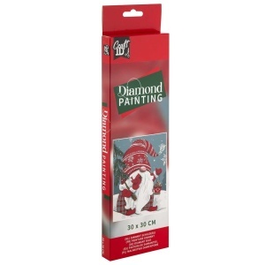 Pictura cu diamante pe panza 30x30cm gnom CraftId CR8010/GE