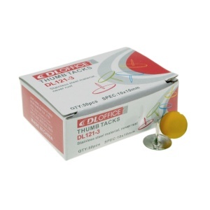 Pioneza color 1cm 50/set DLOFFICE DL121-3