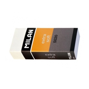 Radiera extra soft pentru creioane cu mina dura 6,1x2,3x1,2cm Milan 5020