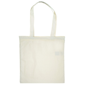 Sacosa bumbac alb-natur texturat maner lung 37,5x43,5cm