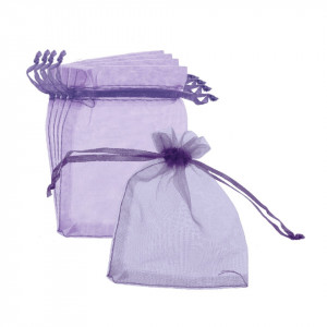 Saculet organza 7x7/9cm 5/set - Img 12
