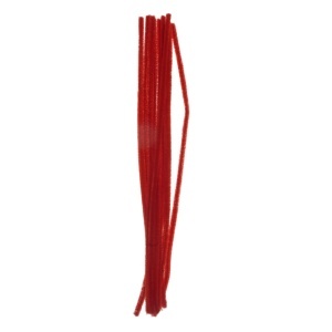Sarma plusata 6mm x 30cm 10/set rosu 504003