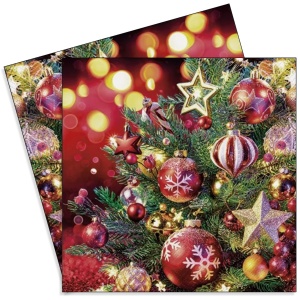 Servetel Brad impodobit 33x33cm 2/set SDL239200