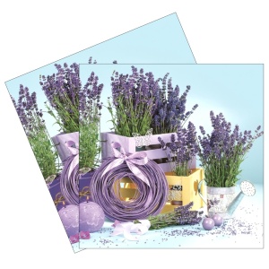 Servetel Buchete lavanda 33x33cm 2/set SLOG-036001