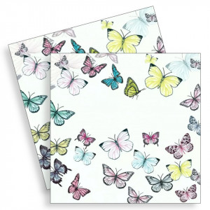 Servetel Fluturi 33x33cm 2/set 13310000