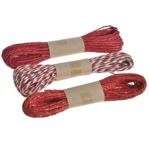 Snur hartie rosu 10m 3/set 232CAN5101