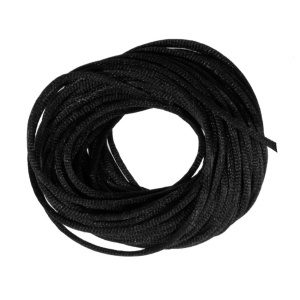 Snur satinat 1mm x 10m negru