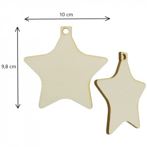 Stea placaj 2/set - Img 2